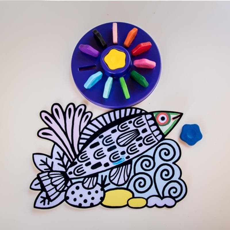 12 Toddler Flower Crayons - Image 3