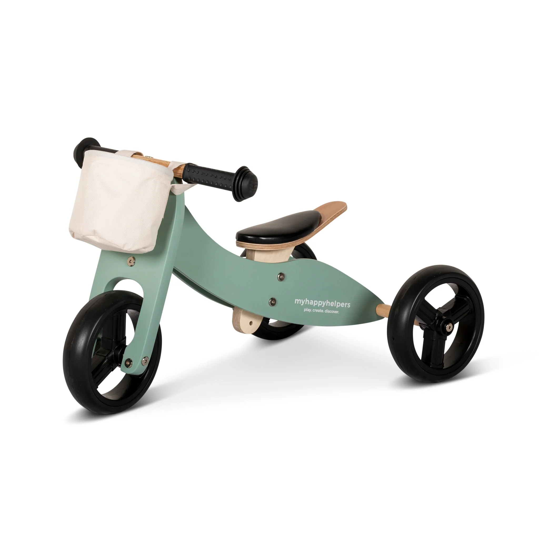 2 in 1 Mini Trike / Balance Bike - Sage Green - Image 5