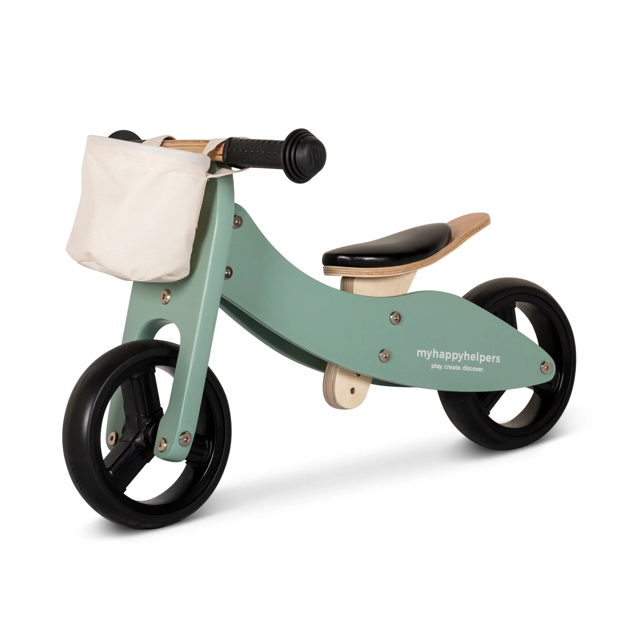 2 in 1 Mini Trike / Balance Bike - Sage Green - Image 7