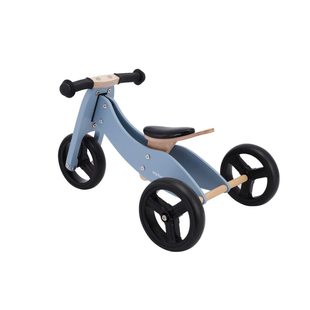 2 in 1 Mini Trike / Balance Bike - Slate Blue - Image 3