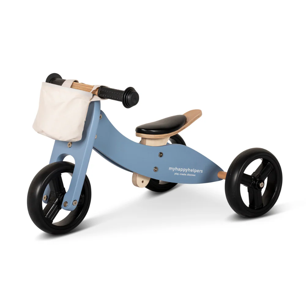 2 in 1 Mini Trike / Balance Bike - Slate Blue - Image 4