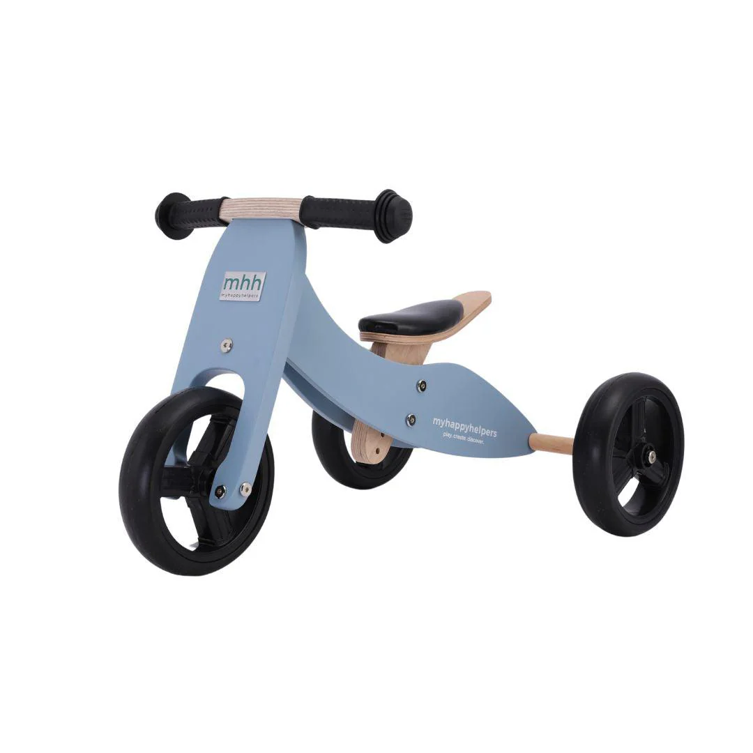 2 in 1 Mini Trike / Balance Bike - Slate Blue - Image 7