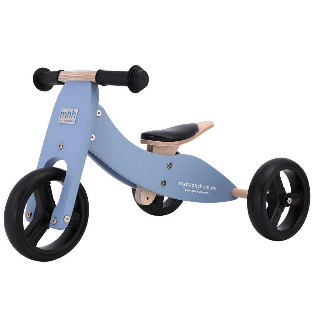 2 in 1 Mini Trike / Balance Bike - Slate Blue - Image 8