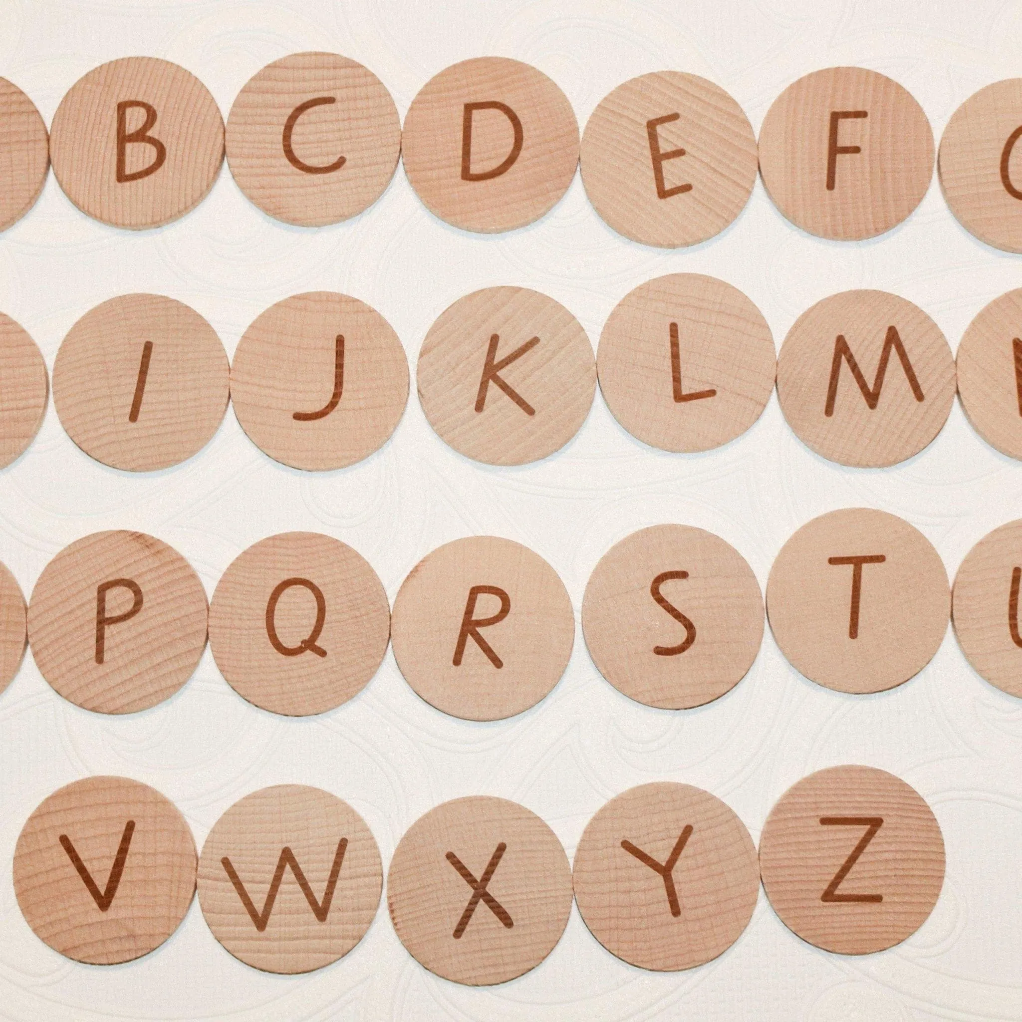 Alphabet Discs Dual Sided Upper and Lower Case - Image 4