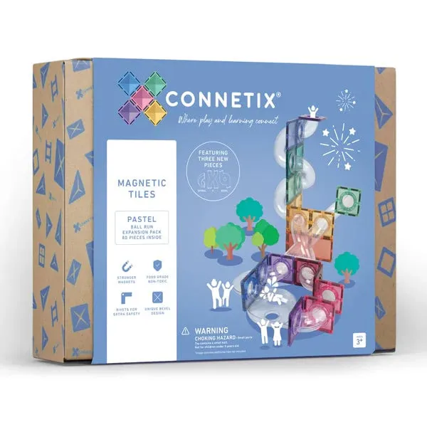 Connetix Tiles 200 Piece Pastel Ball Run Bundle - Image 4