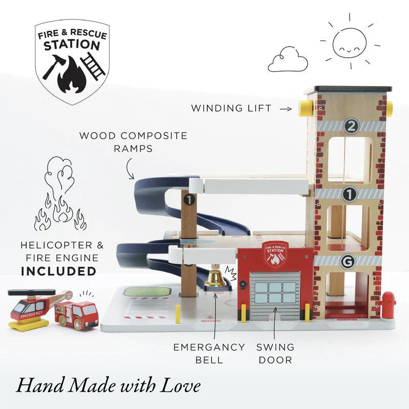 Fire & Rescue Wooden Garage - Image 4