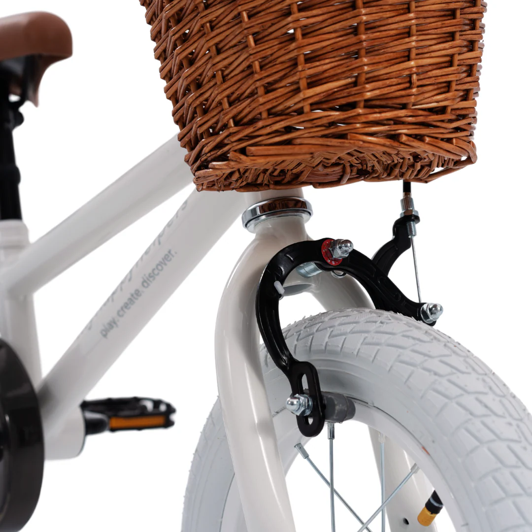 Kids Classic Steel Bike - Snow White - Image 10