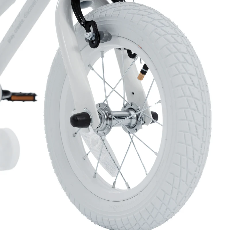 Kids Classic Steel Bike - Snow White - Image 14