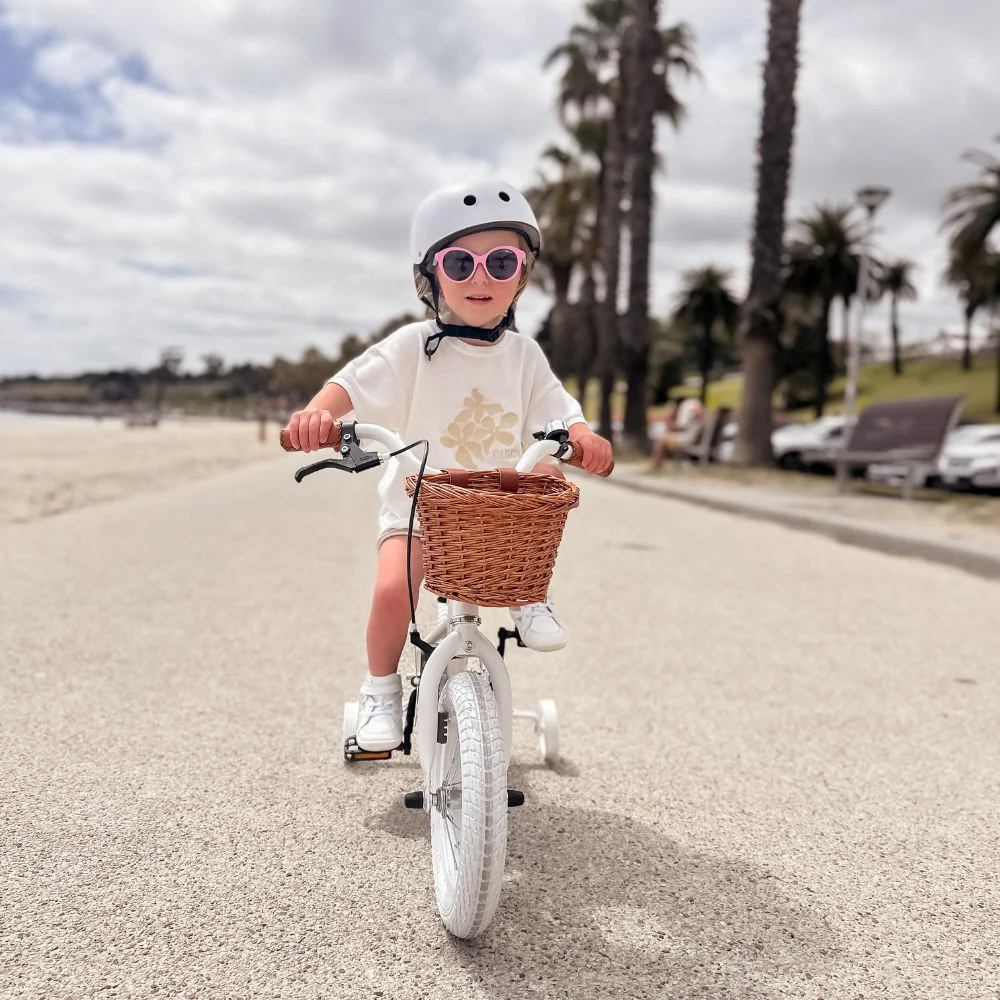 Kids Classic Steel Bike - Snow White - Image 3