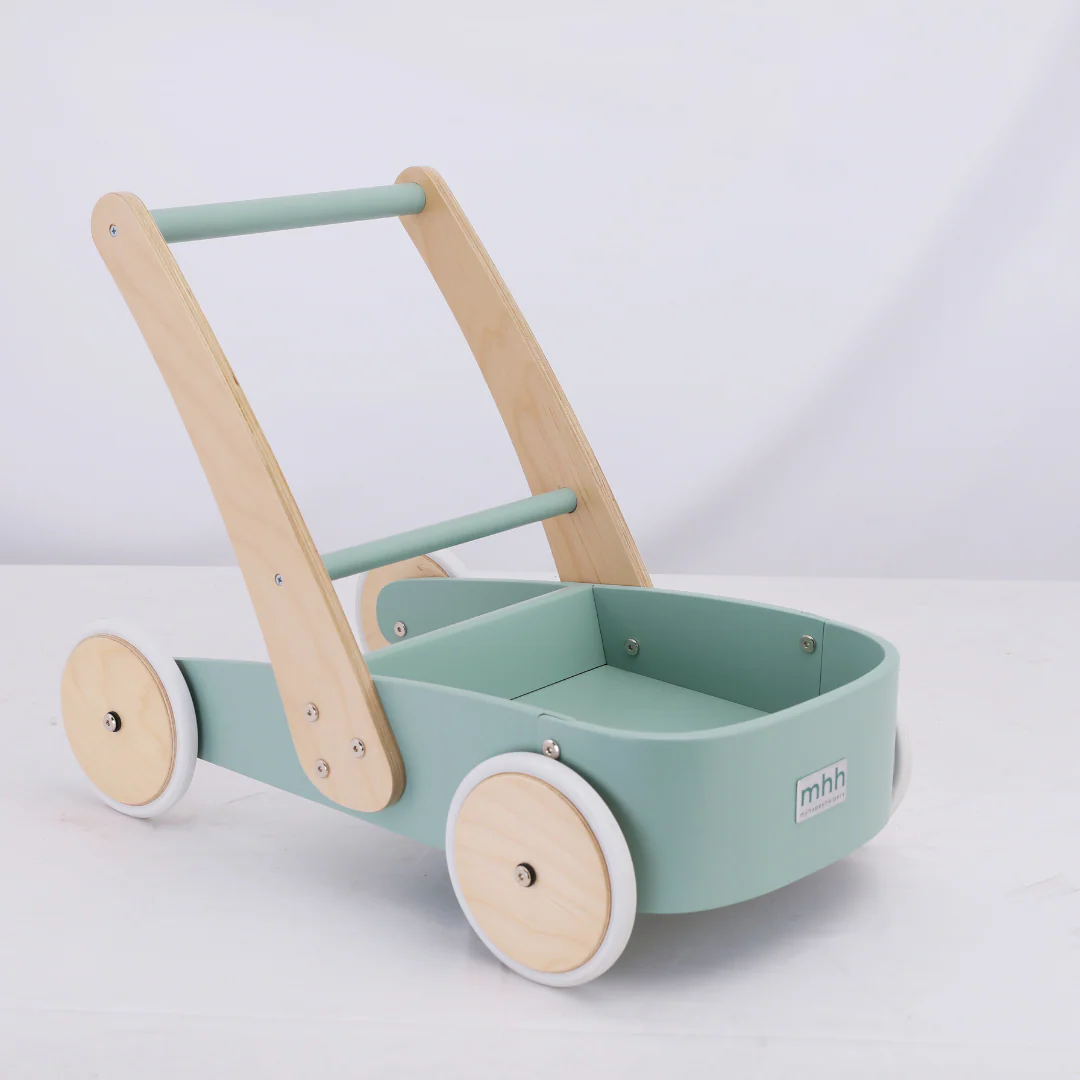 Montessori Baby Walker - Sage Green - Image 4