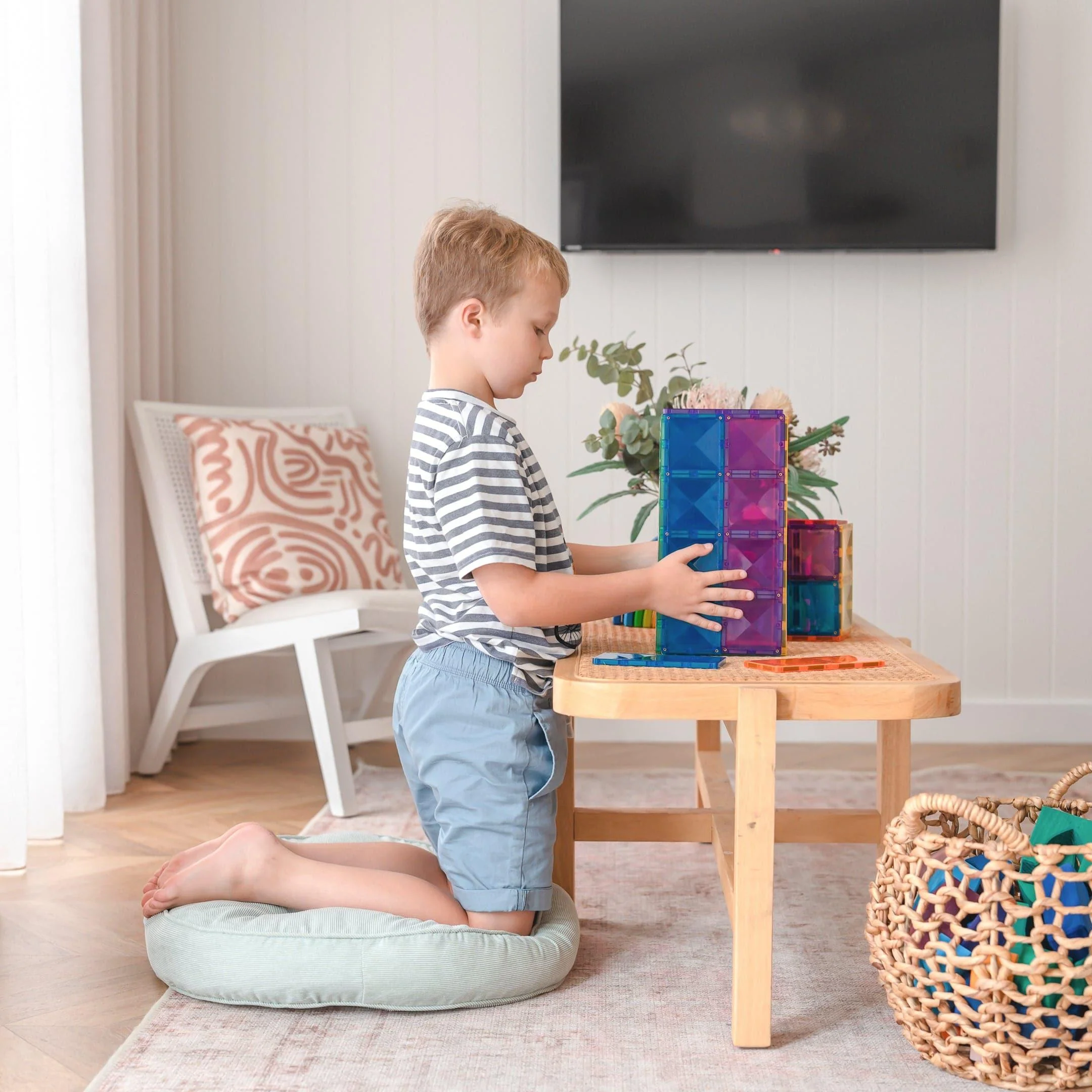 Connetix Rainbow Rectangle Pack 18pc - Image 4