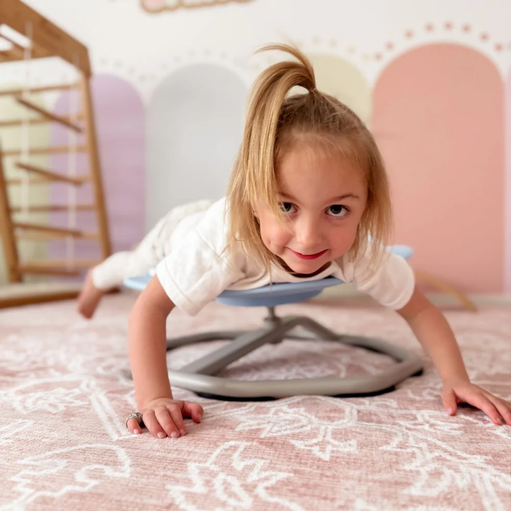 Sensory Spinning Chair - Blue - Image 3