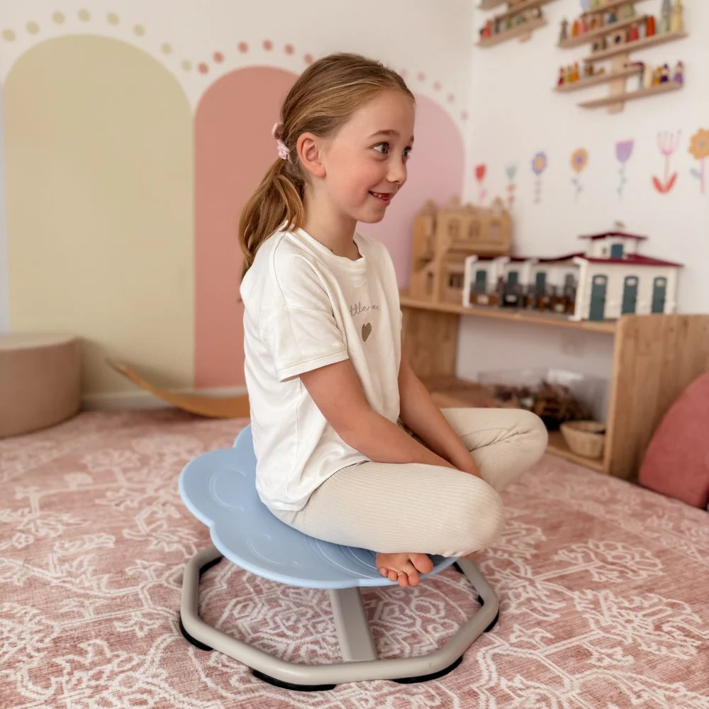 Sensory Spinning Chair - Blue - Image 7