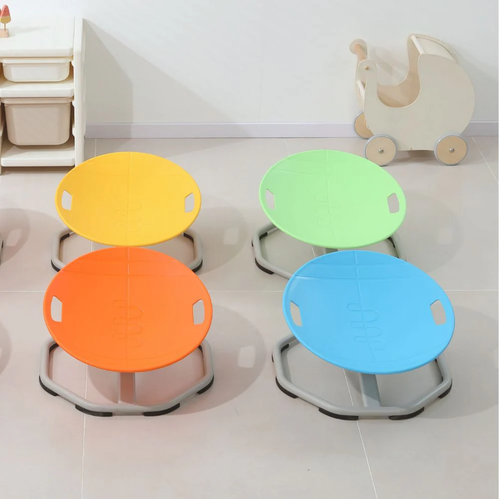 Sensory Spinning Chair - Yellow Rugby Ball - Image 5