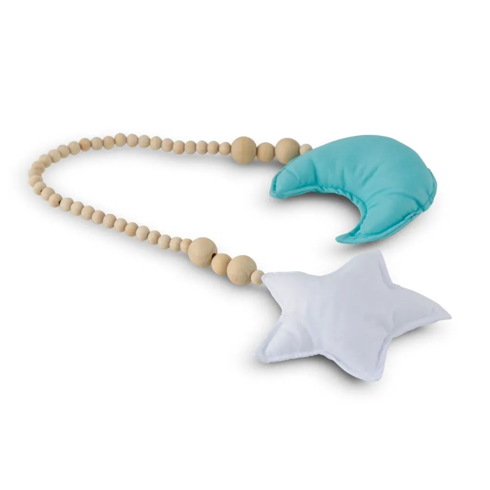 Star and Moon - Wooden Bead Garlands - Image 3